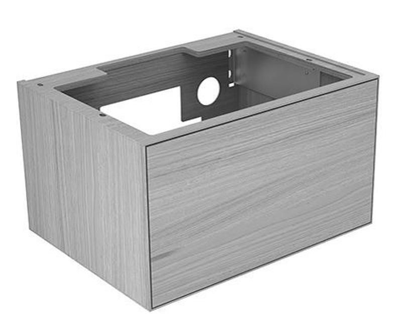 Тумба под умывальник Keuco Edition Lignatur 33340 800011 700х400х535 мм 1 ящик фасад и корпус из ореха