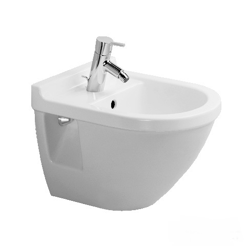 Подвсеное биде Duravit Starck 3 2231150000 с переливом, белое