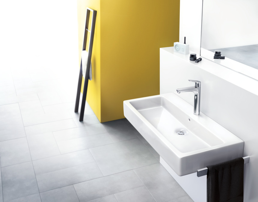 Однорычажный смеситель для раковины HANSGROHE Focus 31518000 190 мм, без донного клапана, цвет Хром