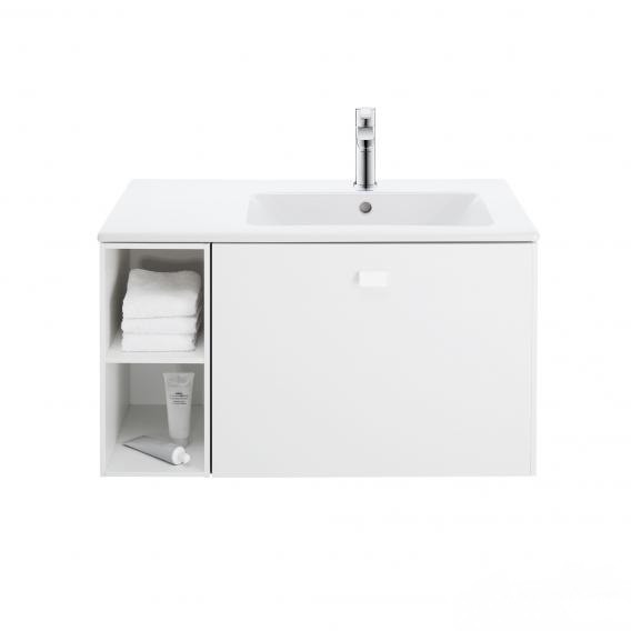 Раковина ассиметричная Duravit Me by Starck 234583 00 60 без отверстия под смеситель, с переливом, белая