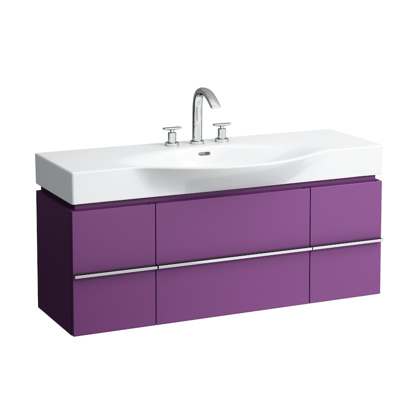 Тумба под раковину  Laufen  Case for Palace   4.0130.1.075.463.1   120 см, 1 ящик 2 двери, белый матовый,  для 8.1170.4, 81270.4 