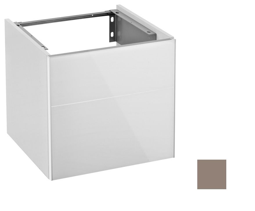 Тумба под умывальник Keuco Royal Reflex  34040 140001 корпус матовый лак/фасад стекло трюфель