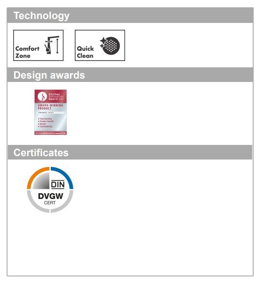 Смеситель однорычажный для кухни с вытяжным душем HANSGROHE ZESIS M33 2 JET 74800000 150 мм, хром