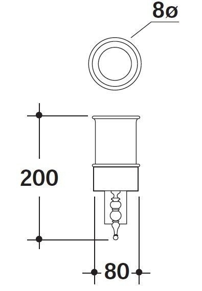 Стакан для зубных щёток с настенным держателем GLOBO PAESTUM PABC40 Белый/Хром