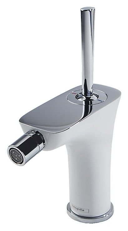 Смеситель для биде Hansgrohe PuraVida 15270400 белый/хром