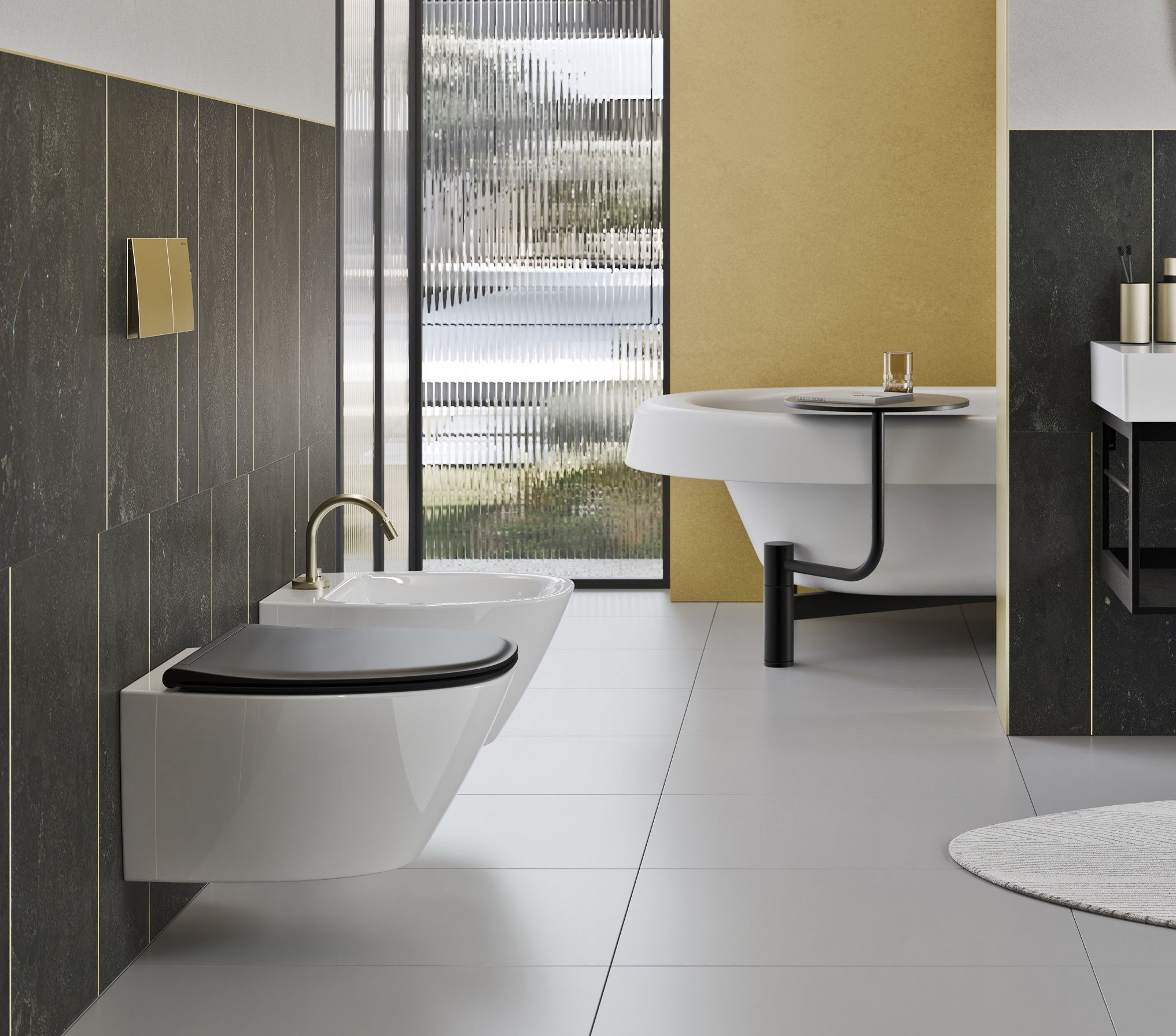 Сиденье для унитаза GSI MODO+ MS84C26 SoftClose, цвет Чёрный матовый Ardesia