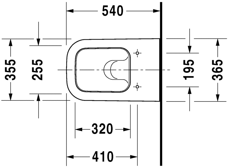 Подвесной унитаз Duravit Happy D.2 2221090000 54 см белый