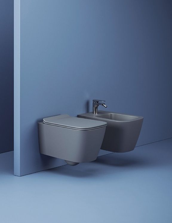 Биде повдесное ARTCERAM А16 ASB001 01 00 520 мм х 360 мм, с отверстием под смеситель, с переливом, белый глянцевый