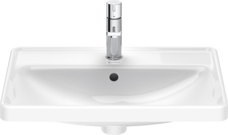 Раковина встраиваемая сверху Duravit D-Neo 0357600027 600 мм х 440 мм, с переливом, с отверстием под смеситель, белая