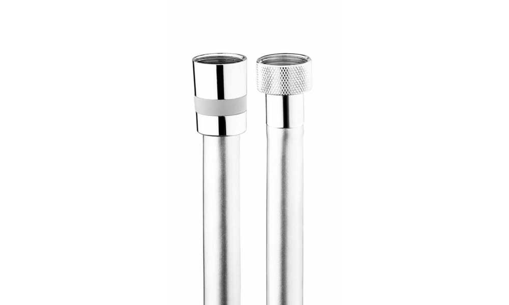 Душевой комплект Bossini Syncronia C12035C.073 с лейкой, шлангом и держателем, Чёрный матовый