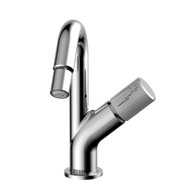 Однорычажный смеситель для биде BOSSINI PLY Z00902.030 184 мм, с донным клапаном, цвет Хром
