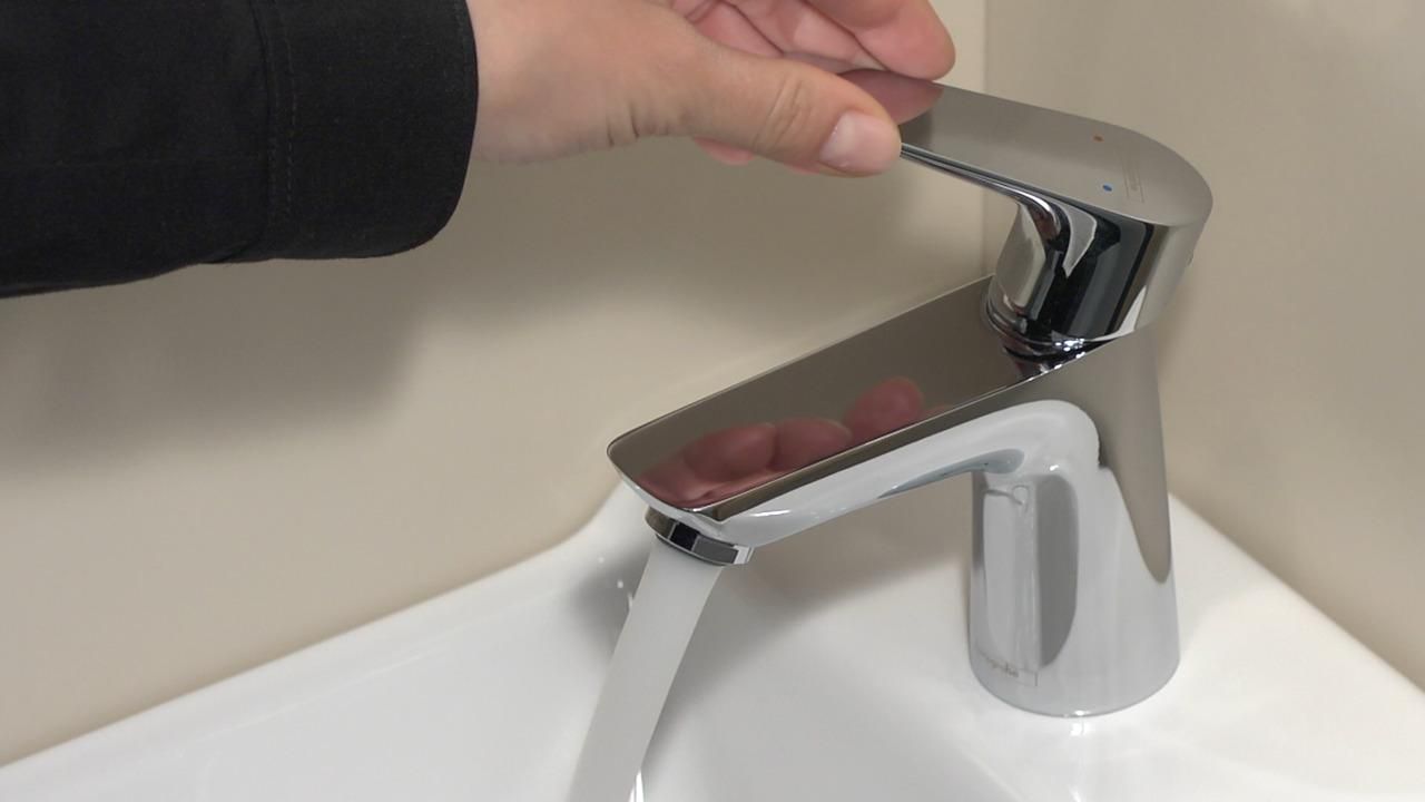 Смеситель для раковины с донным клапаном Hansgrohe Talis E 71700000 Хром
