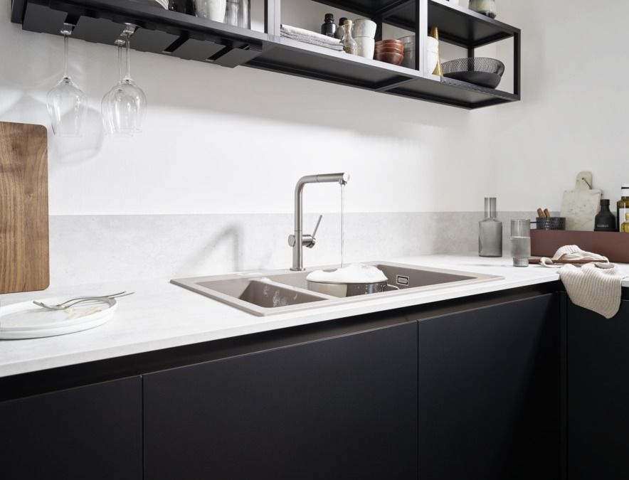 Кухонный смеситель однорычажный с вытяжным изливом Hansgrohe Talis M54 72809000 хром