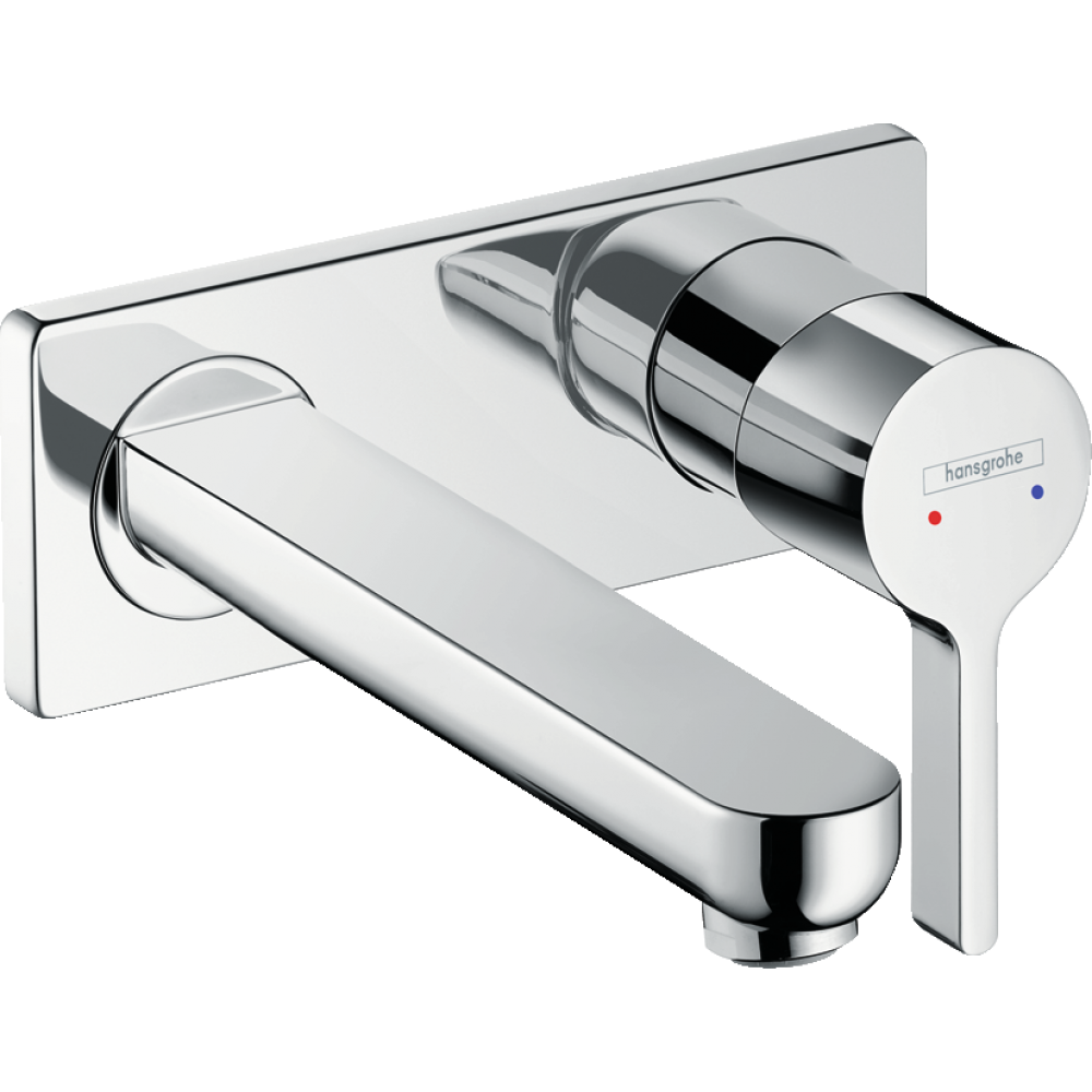 Смеситель для раковины настенный Hansgrohe Metris S 31163000 Хром