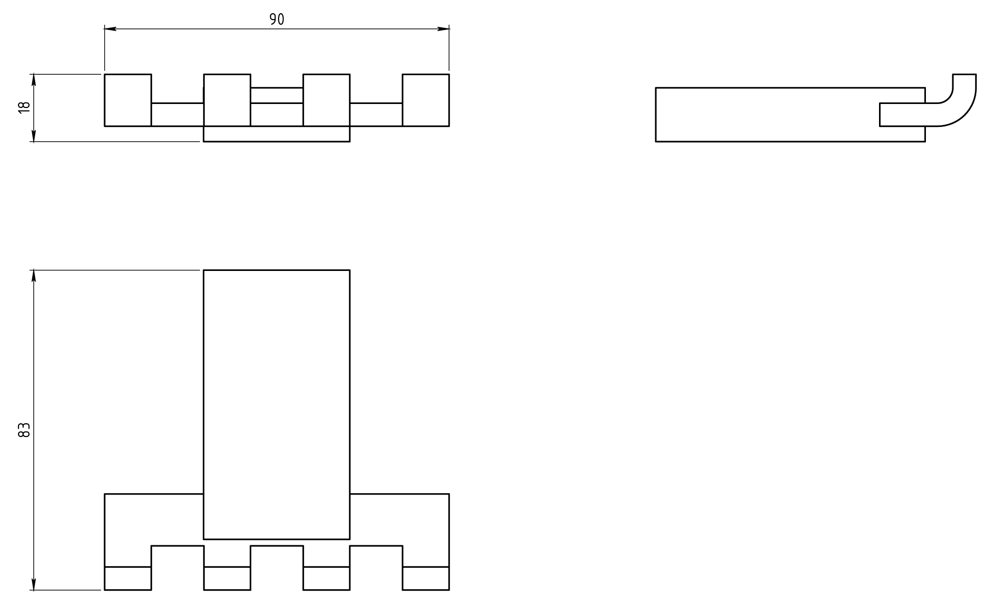 РАСПРОДАЖА Крючок четверной Novaservis Metalia 9 0943.0 хром