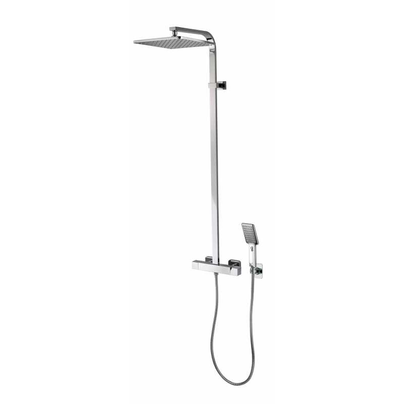 Душевая стойка Bossini R-COSMO Monocomando L40003 из нержавеющей стали (изделие снято с производства)