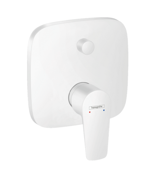 Однорычажный смеситель для ванны  скрытого монтажа HANSGROHE TALIS E 71745700 цвет Белый матовый