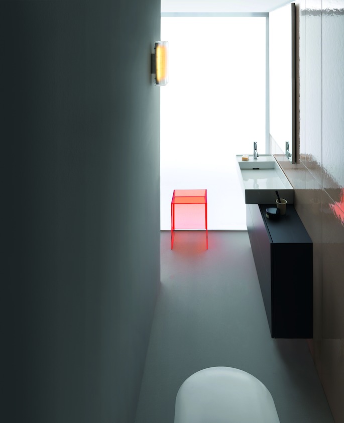 Табурет для ванной комнаты Kartell by Laufen   3.8933.0.082.000.1 пластик оранжевый