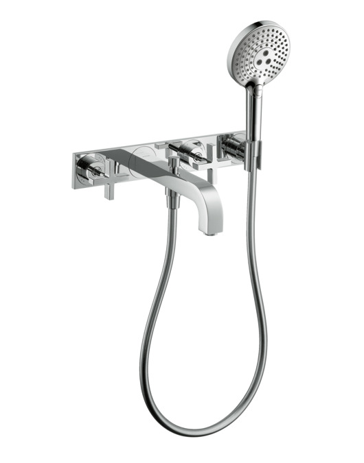 Смеситель для ванны Axor Citterio 39441000 на 3 отверстия хром