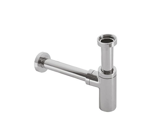 Круглый хромированный сифон 1" 1/4 GLOBO QUATRO RA051CR Хром