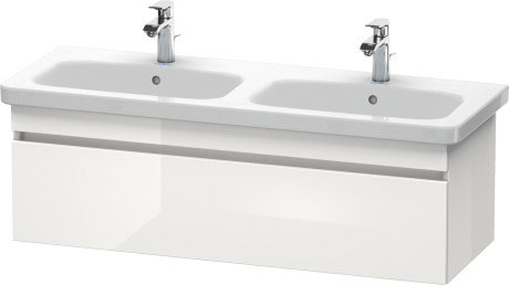 Тумба подвесная под две раковины Duravit DuraStyle DS639802222 белый глянцевый