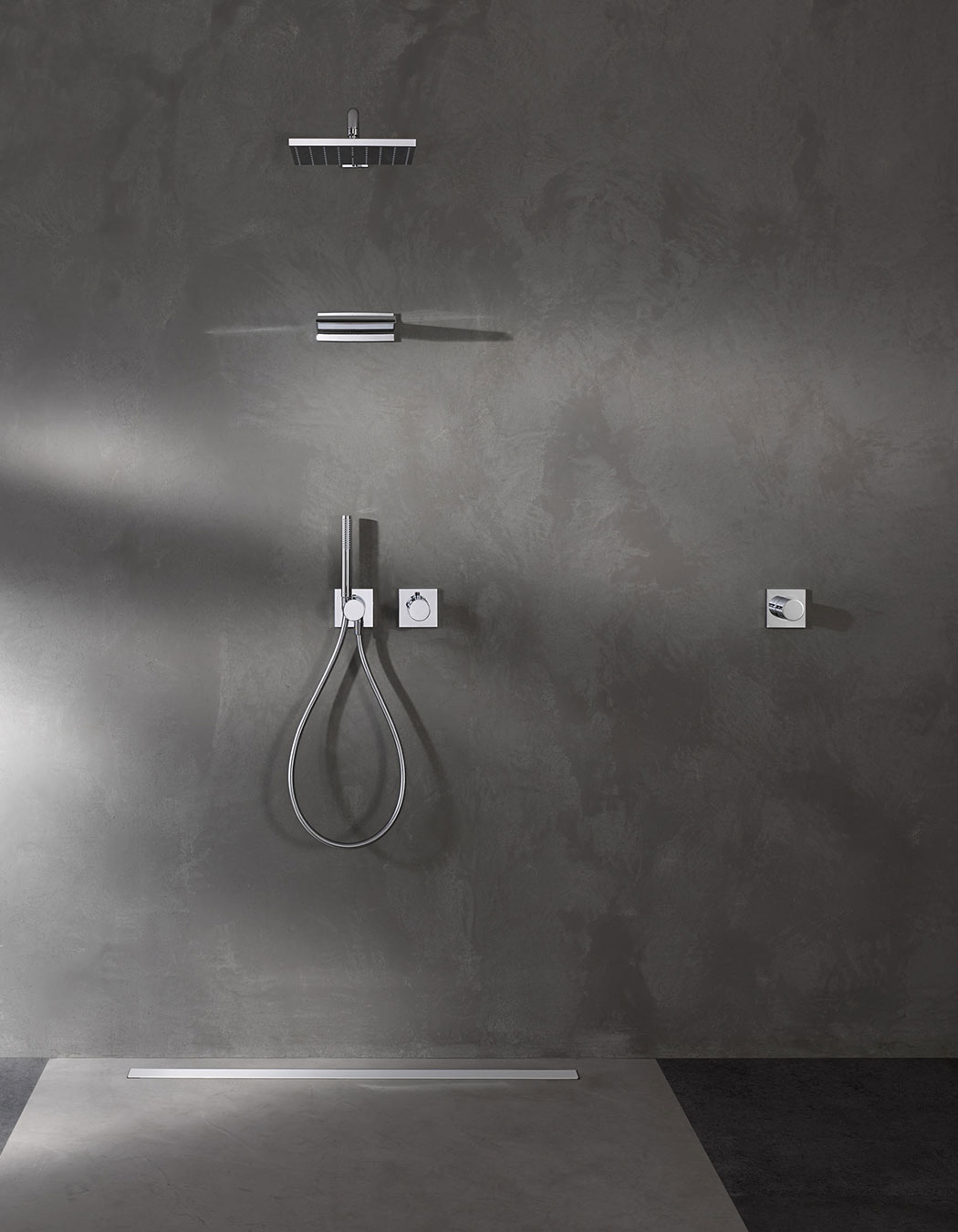 Верхний душ Keuco 59986 010202 квадратный хром