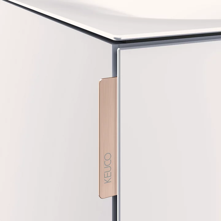 Ручка для мебели KEUCO Edition 11 ART 49041 290002 80 мм х 12 мм, цвет Шлифованное розовое золото