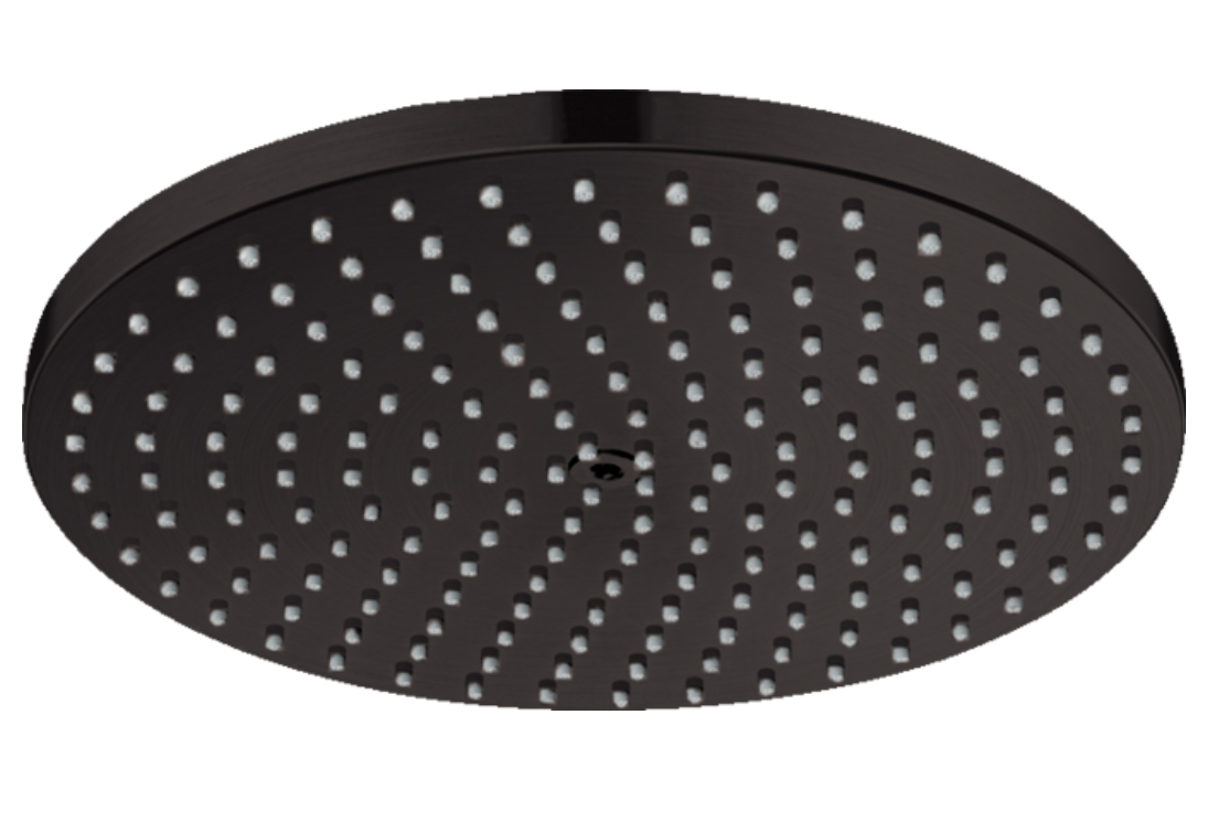 Верхний душ круглый без держателя HANSGROHE Raindance S 27623670 240 1jet, цвет Чёрный матовый