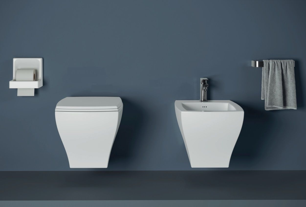 Биде повдесное ARTCERAM JAZZ JZB001 01 00 540 мм х 360 мм, с отверстием под смеситель, с переливом, c креплением, белый глянцевый (Снимается с производства)