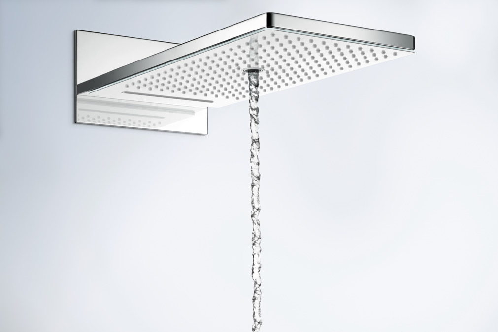 Верхний душ с настенным держателем Hansgrohe Raindance Select Rainmaker 580 3jet 24011400 Хром/Белый