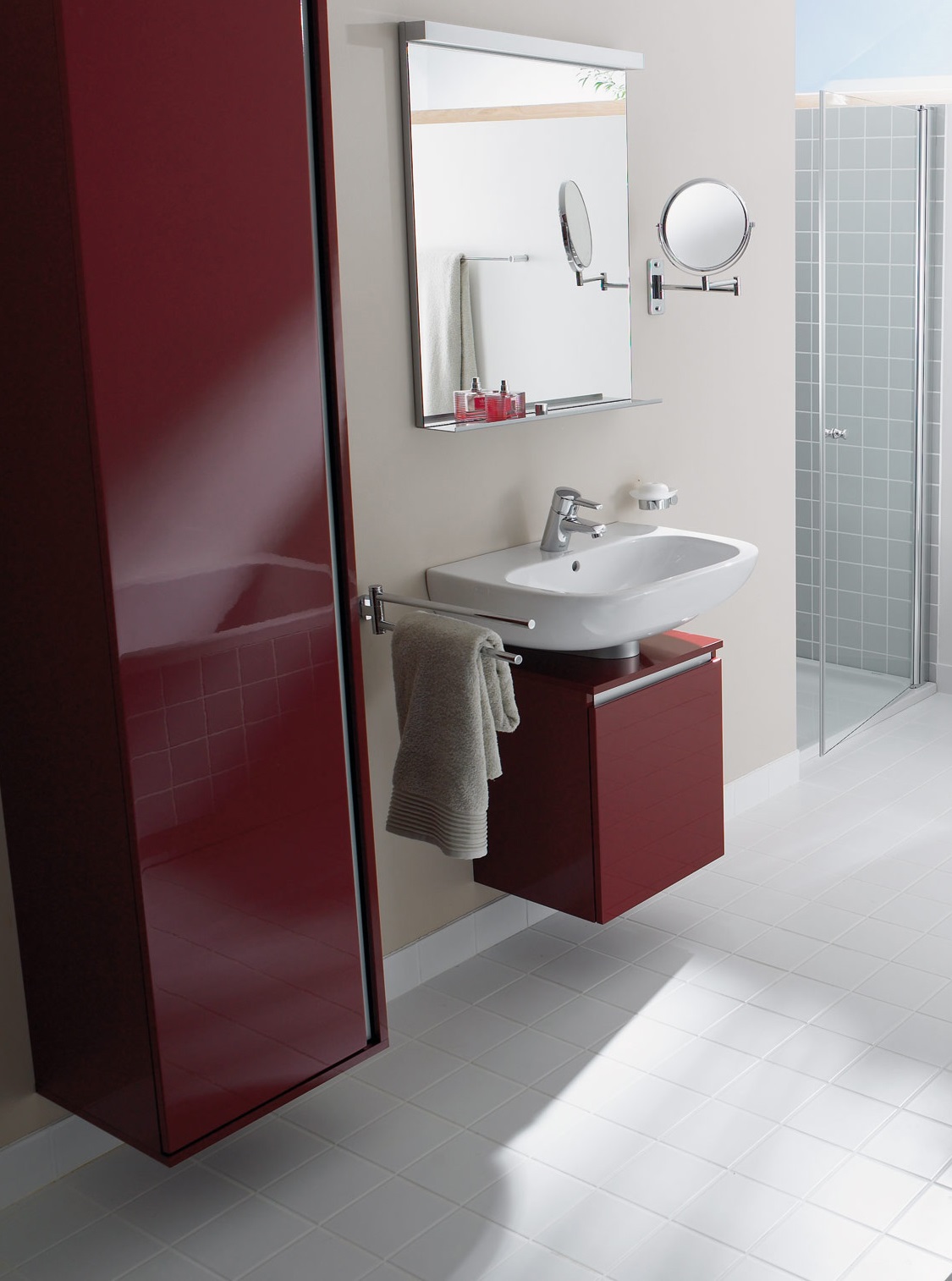 Косметическое зеркало Duravit D-Code 0099121000 хром