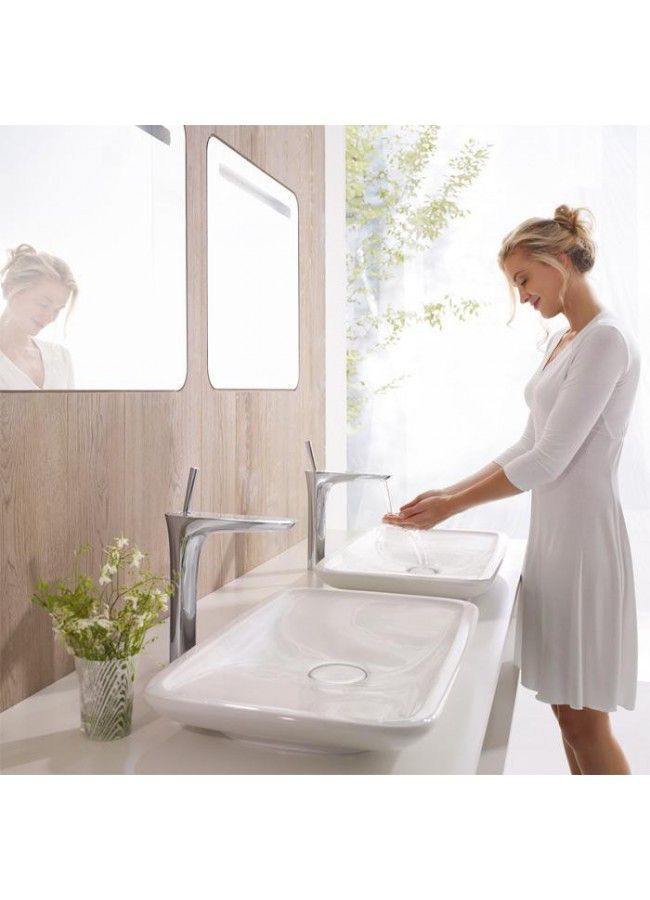 Смеситель для раковины высокий Hansgrohe PuraVida 15072000 хром