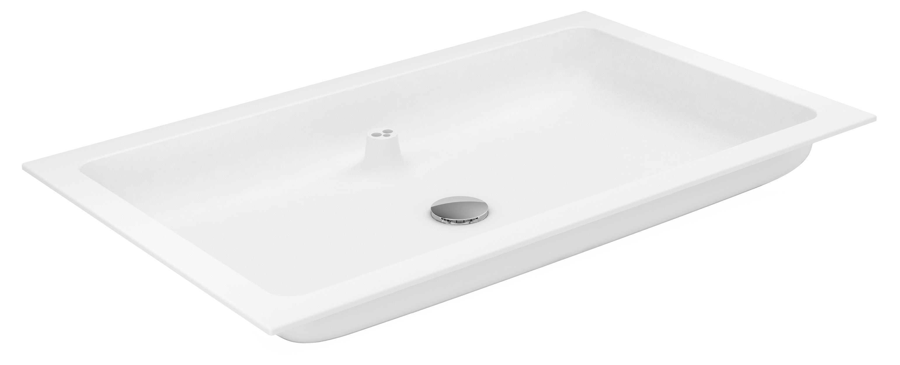 Раковина встраиваемая для смесителя на 1 отверстие Keuco PLAN 32960 318001 805 мм х 49 мм х17 мм, цвет Белый
