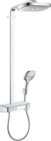 Душевой комплект Hansgrohe Raindance Select Showerpipe E300 3 jet 27127000 с термостатом хром