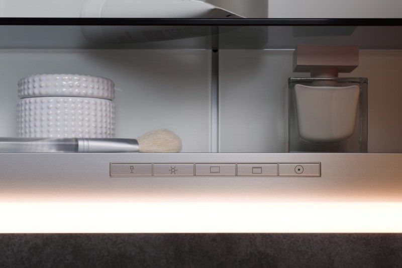 Зеркальный шкаф с подсветкой Keuco Royal Modular 2.0 для настенного монтажа 900 х 700 х 120 мм