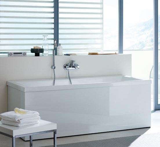 Акриловая ванна Duravit Vero 700131000000000 1700 х 700 c наклоном для спины слева, встраиваемая версия, белая