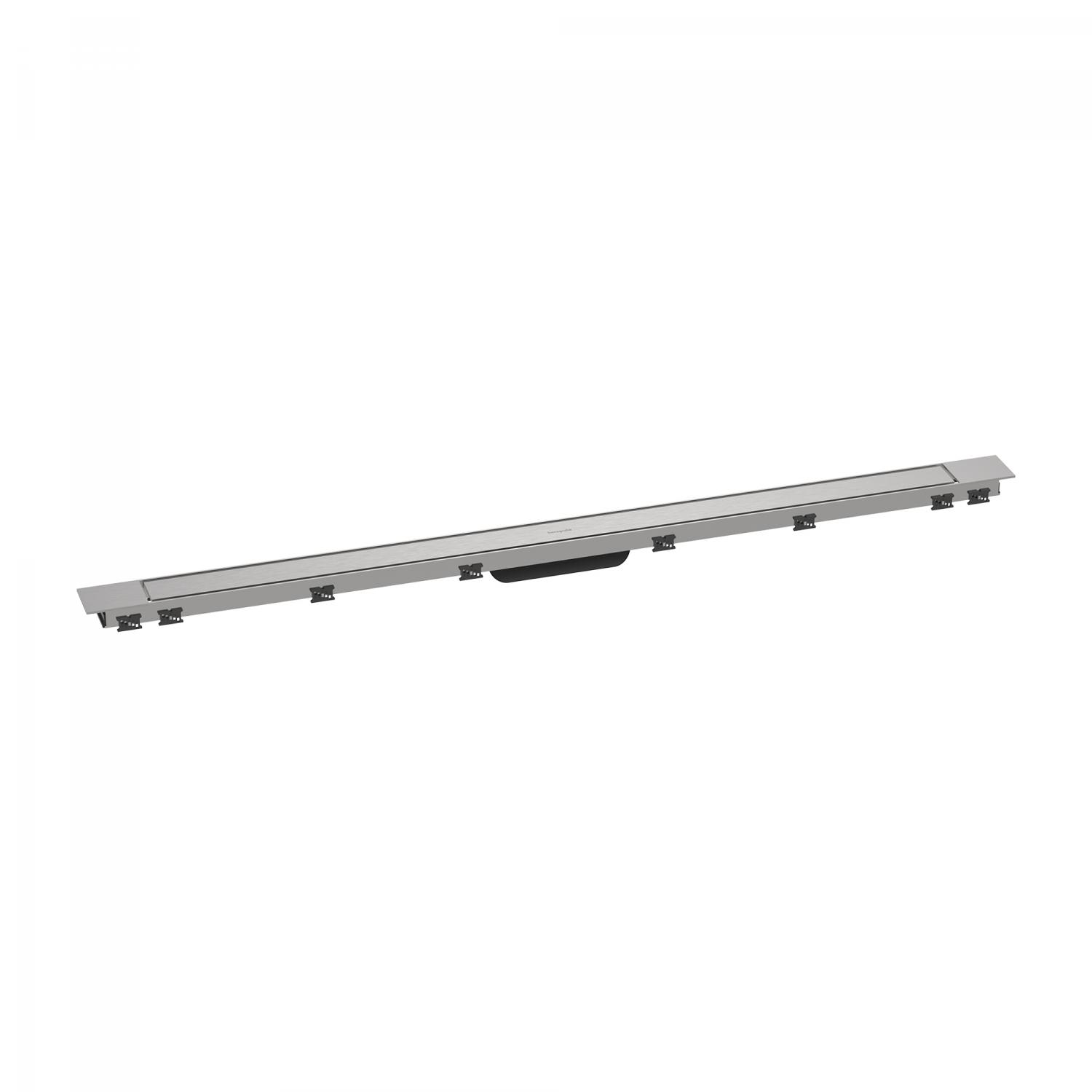 Внешняя часть трапа для душа HANSGROHE RainDrain Match Plus 56218800 1200 мм, с регулировкой по высоте, цвет Нержавеющая сталь