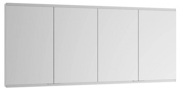 Зеркальный шкаф без подсветки KEUCO Royal Modular 2.0 800400160000500 с четырьмя дверцами, встраиваемый, серебристый анодированный