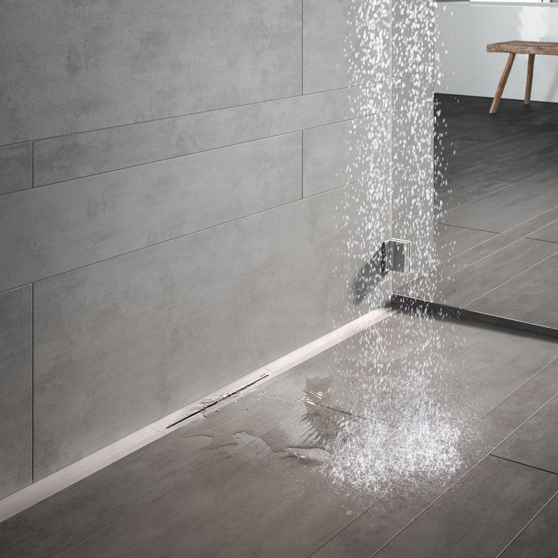 Подрезаемый дренажный канал TECE TECEdrainline 670800 800, сатин