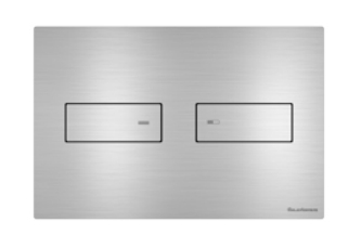 Клавиша смыва ARTCERAM INOX 711   711.000.BS  245х165 мм, 2 режима, нержавеющая сталь, цвет Steel