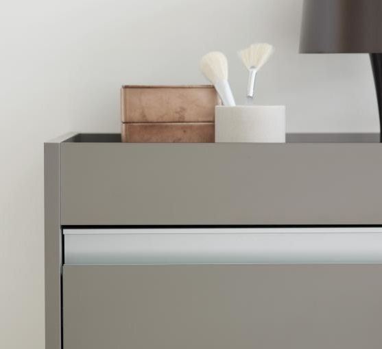 Тумба мобильная Duravit Ketho KT2530L1818 левая, с полками, с колёсиками, белая матовая