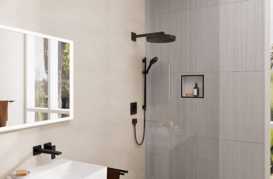 Верхний душ круглый HANSGROHE Rainfinity 26231670 360, 1jet, цвет Чёрный матовый