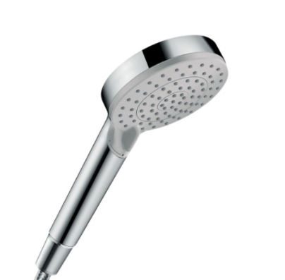 Смеситель на край ванны на 2 отверстия HANSGROHE Vernis Shape 71462000 с ручным душем, держателем и шлангом, хром