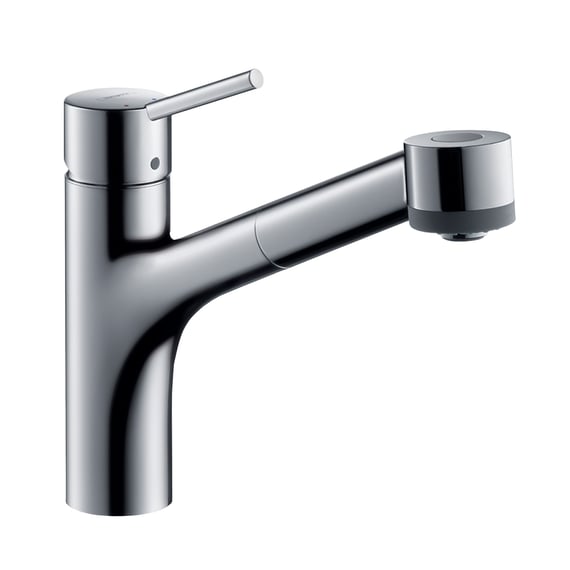 Смеситель для кухни однорычажный с выдвижным душем 2jet HANSGROHE Talis M52 32845000 с Eco, с рычаговой рукояткой, цвет Хром