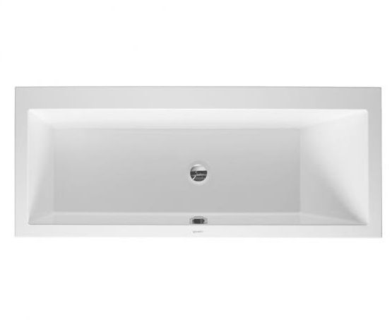 Акриловая ванна Duravit Vero 7001320000000001 700 х 700 c наклоном для спины справа, встраиваемая версия, белая
