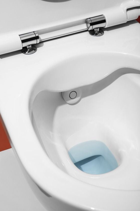 Унитаз-биде подвесной безободковый Laufen Cleanet Navia  8.2060.1.400.717.1  белый, покрытие LCC, внешний подвод воды