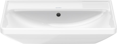 Раковина подвесная Duravit D-Neo 2366650060 650 мм х 440 мм, с переливом, без отверстия под смеситель, белая