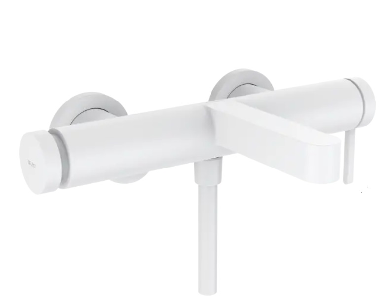 Смеситель для ванны однорычажный внешнего монтажа HANSGROHE Finoris 76420700 цвет Белый матовый:
