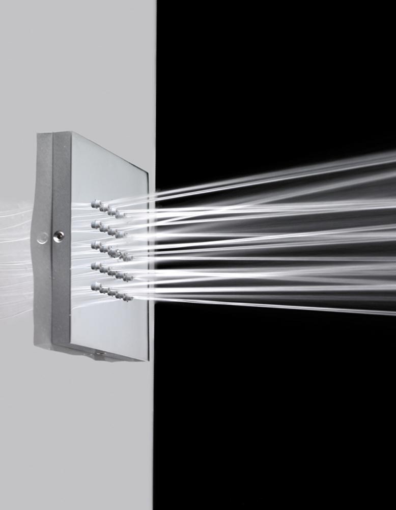 Форсунка боковая для душа Bossini Cubic Flat Wall I00176 Хром