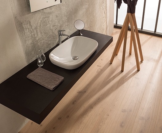 Раковина встраиваемая сверху GLOBO GENESIS GE042BI 600 мм х 400 мм х 150 мм, без отверстия под смеситель, белая глянцевая (Снимается с производства)